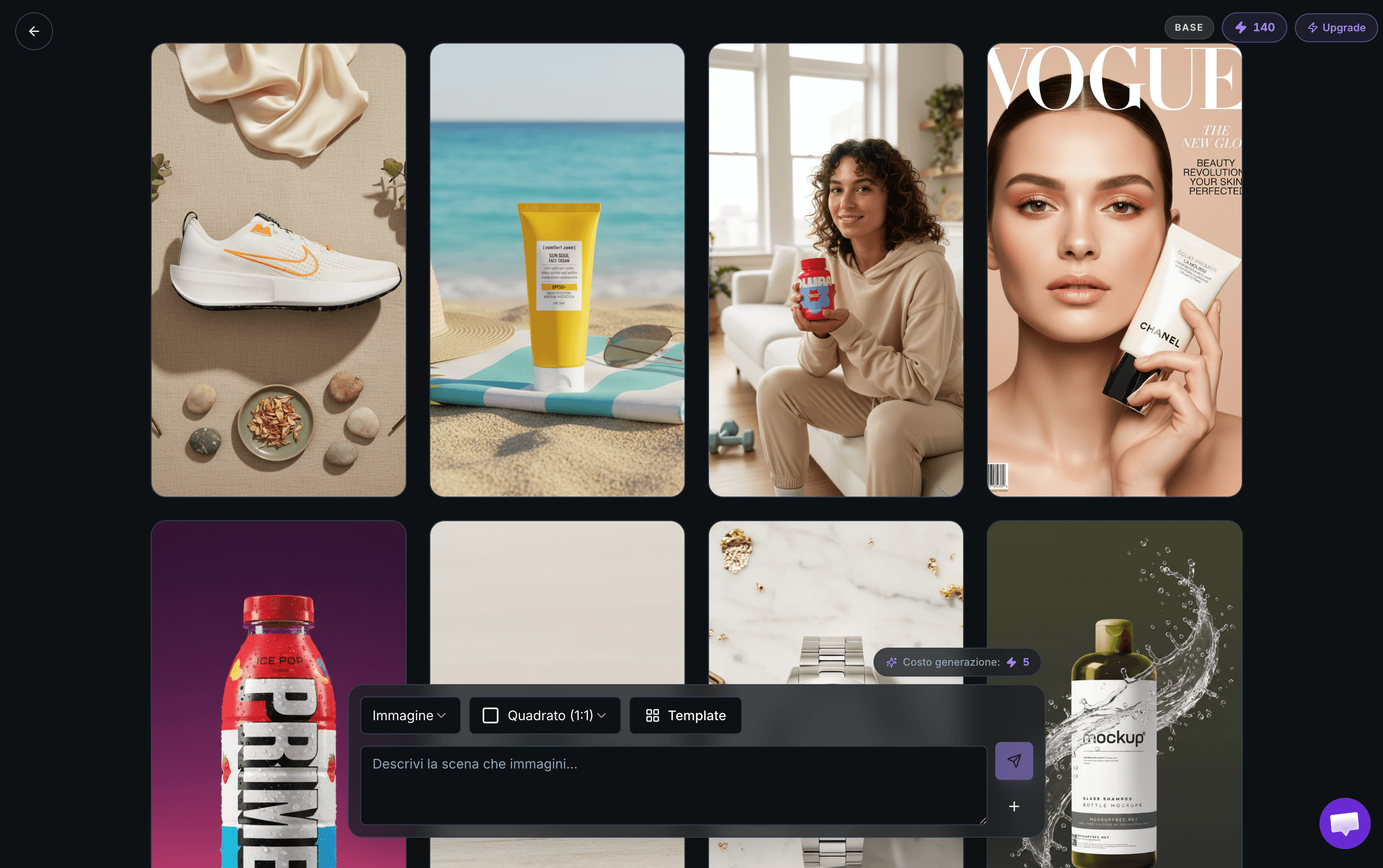 Studio Crea di Sistem: contenuti generati dall'AI