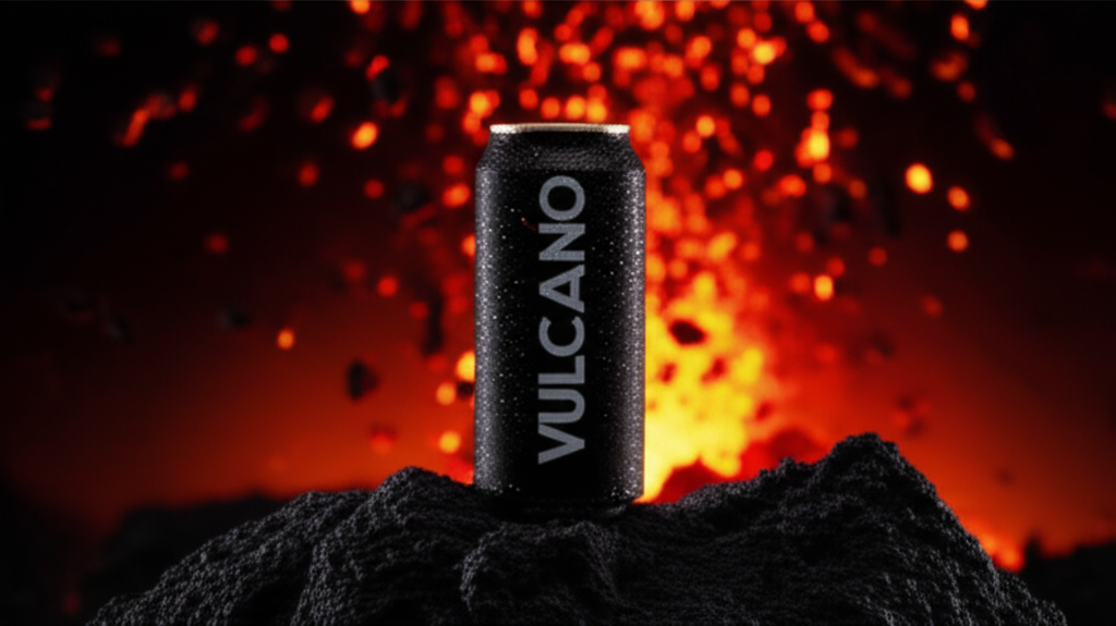 Risultato finale dello spot video per Vulcano